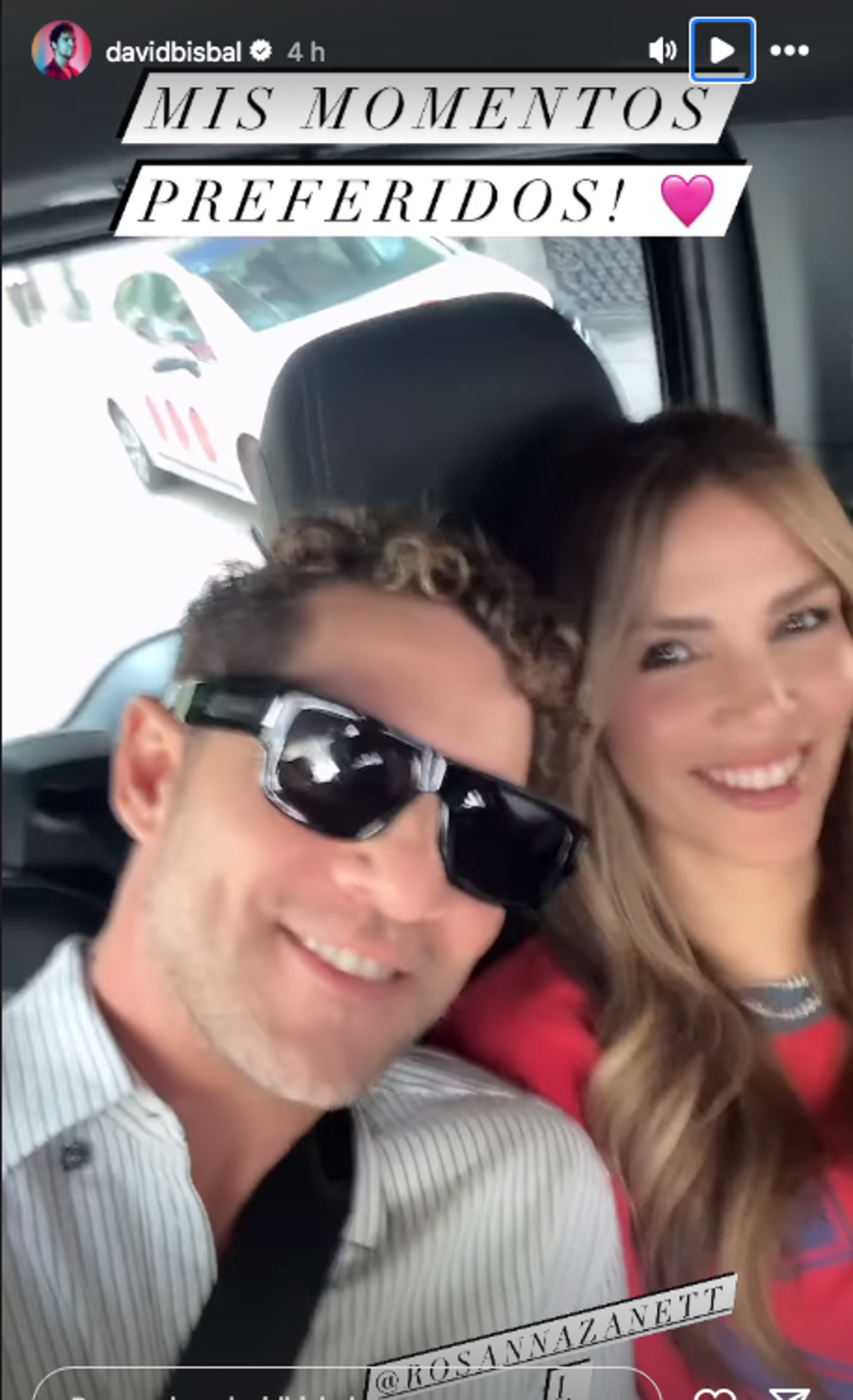 David Bisbal y Rosanna Zanetti