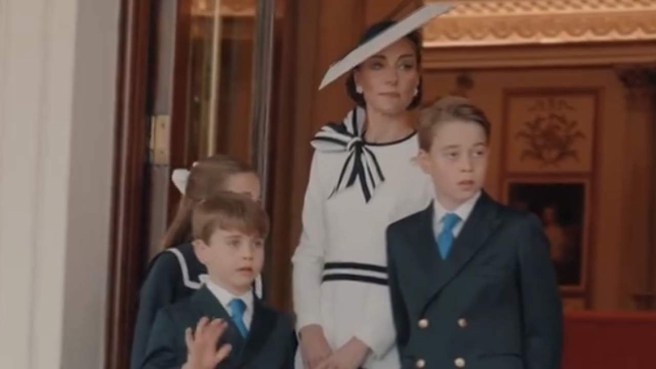 Las imágenes más tiernas de Kate Middleton con sus hijos George, Charlotte y Louis detrás de cámaras
