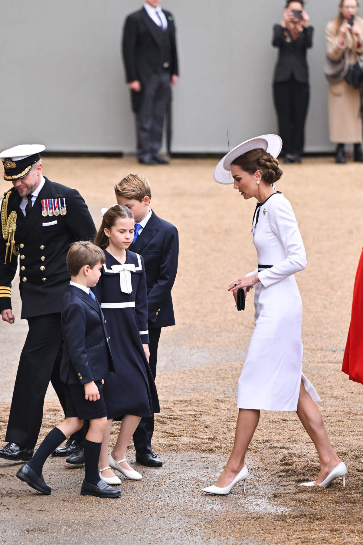 Kate Middleton, George, Charlotte y Louis