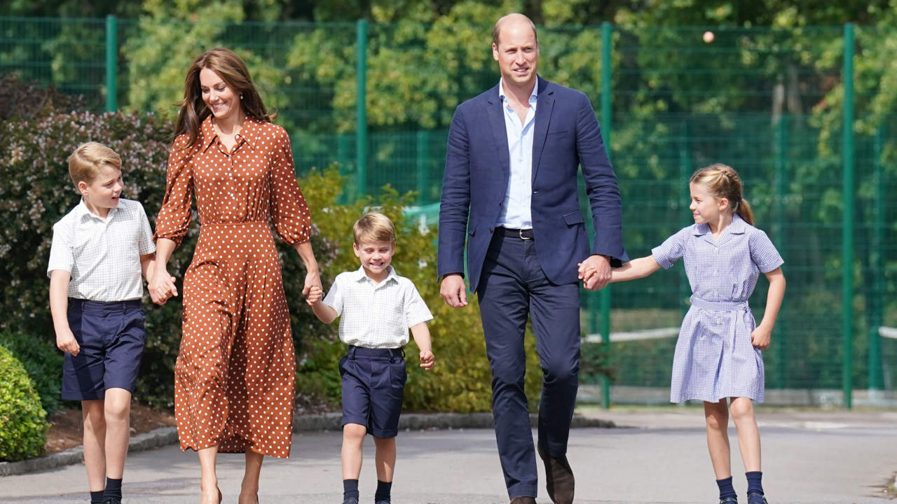 Guillermo, Kate, George, Charlotte, Louis