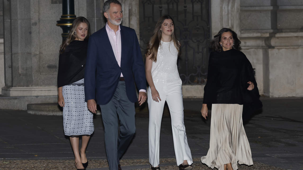 Felipe, Letizia, Leonor y Sofía