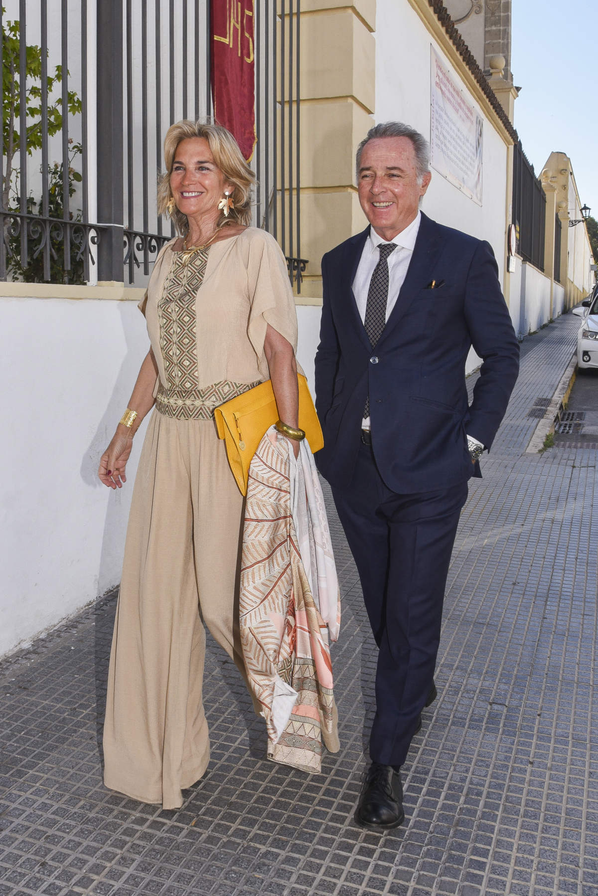 José Manuel Soto y su mujer