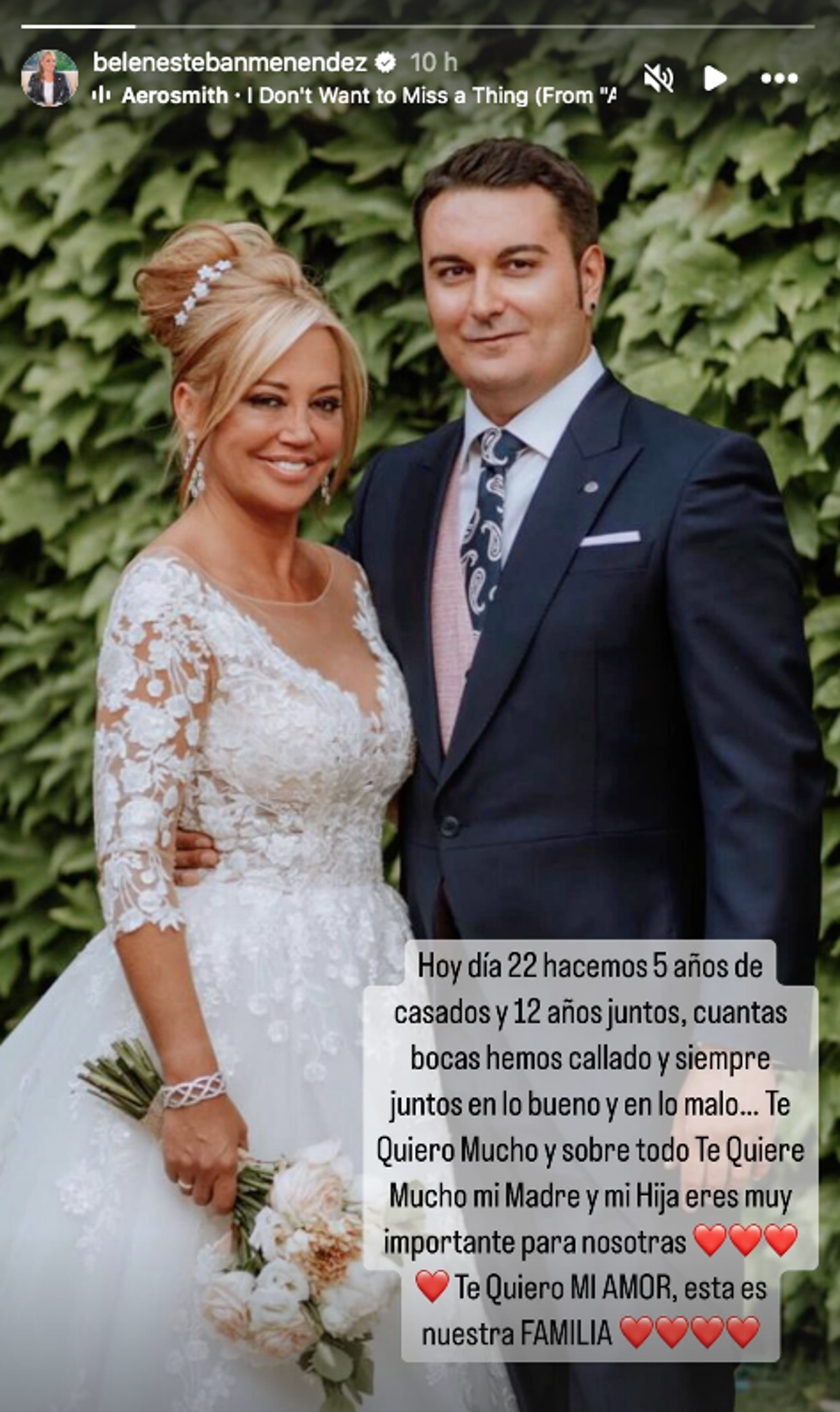 Belén Esteban y Miguel boda