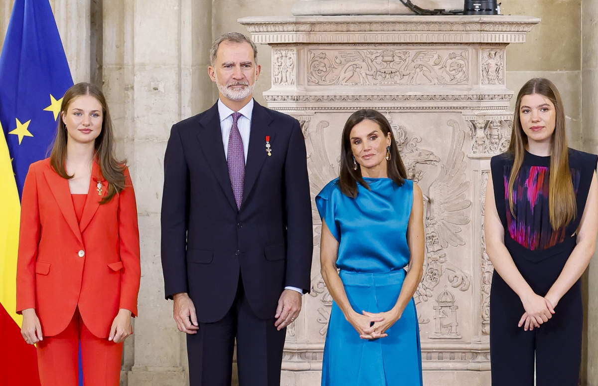 Letizia, Felipe, Leonor y Sofía