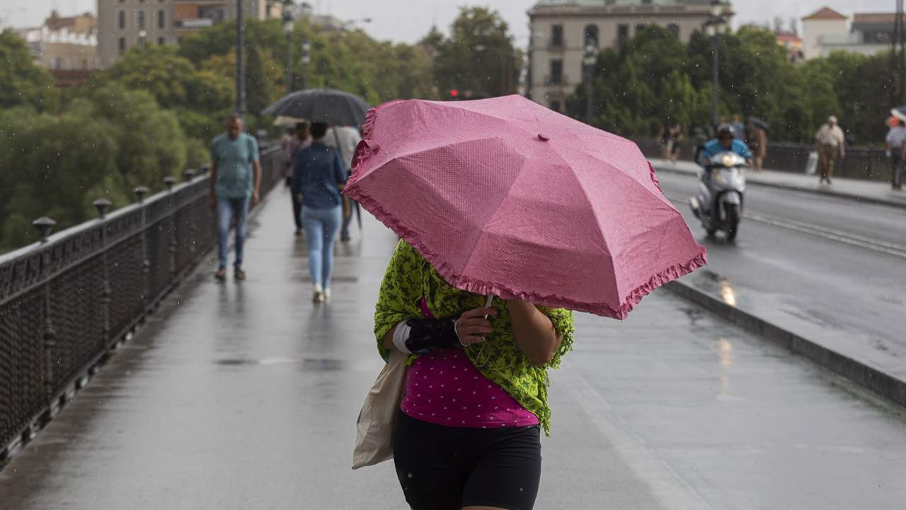 Lluvia y tormentas en España