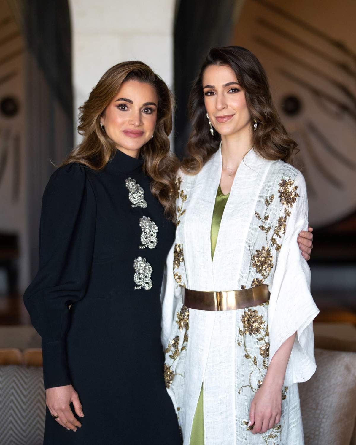 Rania y Raiwa de Jordania