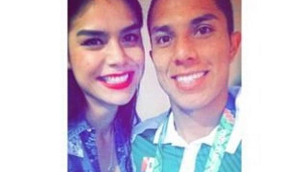 Paola Salcedo y su hermano, el futbolista Carlos Salcedo