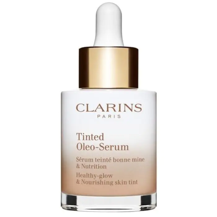 Base de maquillaje y sérum de Clarins