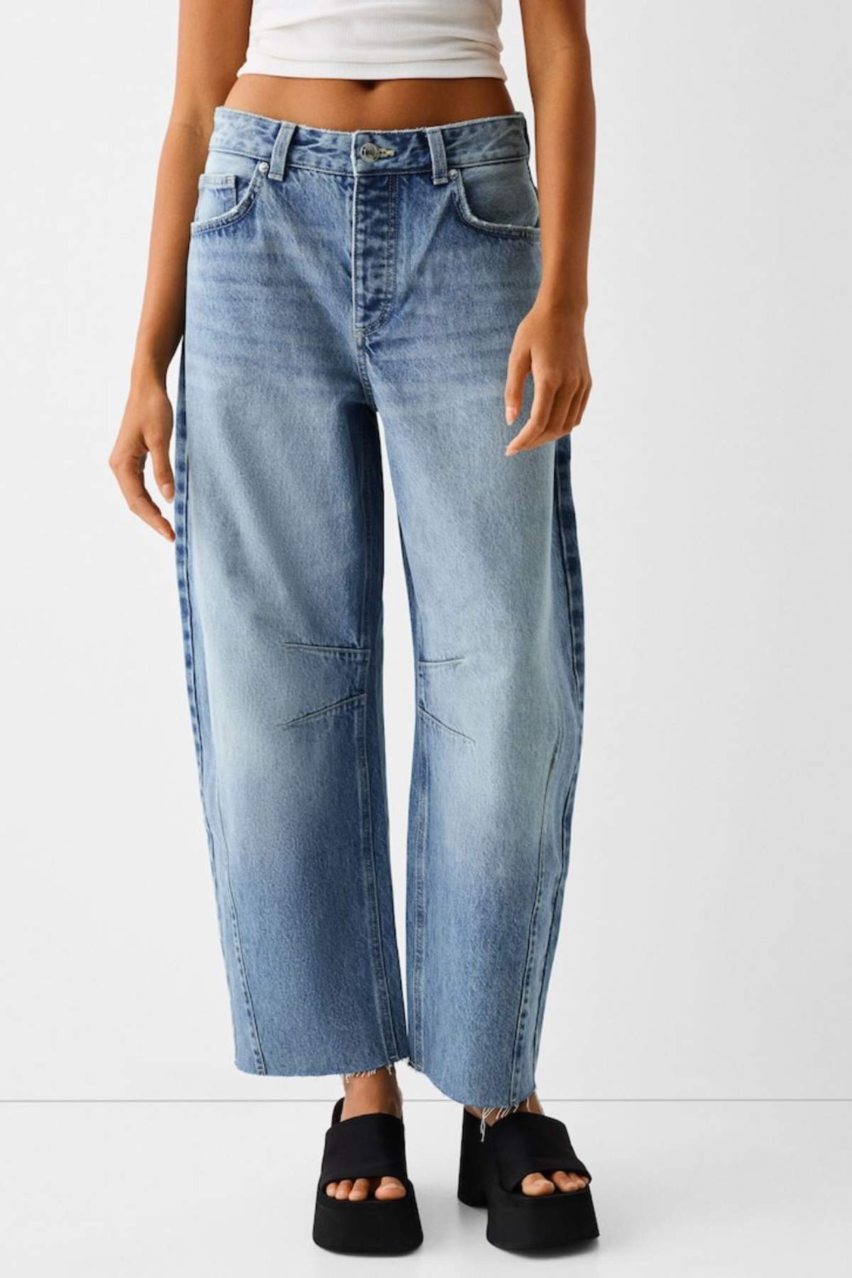 Jeans barrel de Bershka