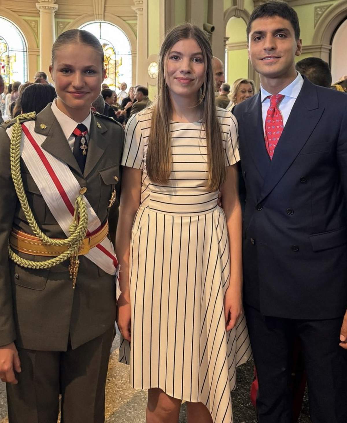 Leonor, Sofía, Tomás Páramo