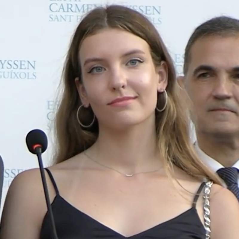Escuchamos hablar a Carmen Thyssen, hija de Tita Cervera, en su debut público tras cumplir 18 años