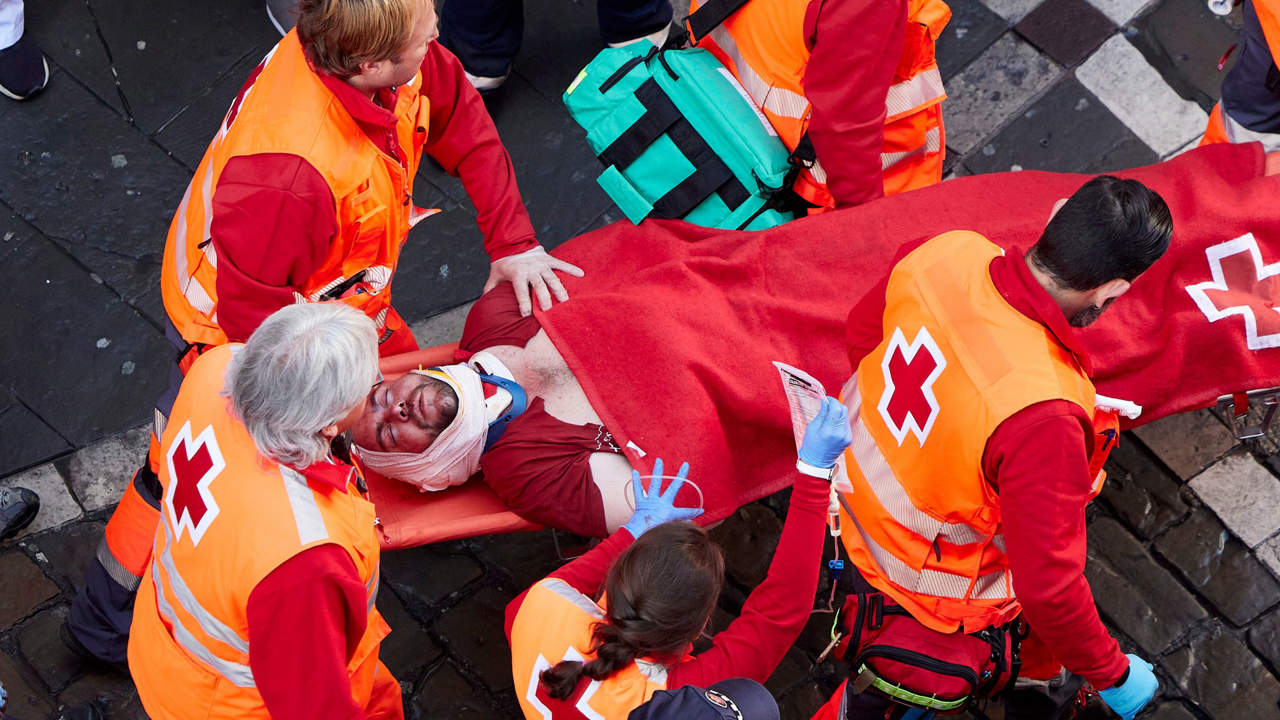 Encierro san Fermín 2024 herido