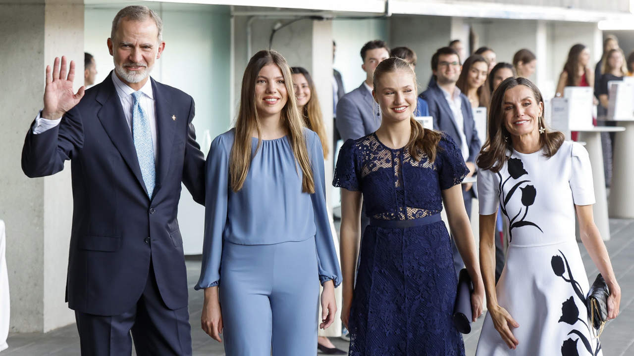 Felipe, Letizia, Leonor y Sofía