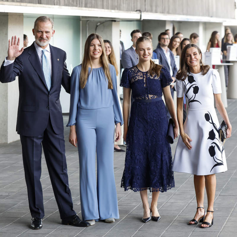 Felipe, Letizia, Leonor y Sofía