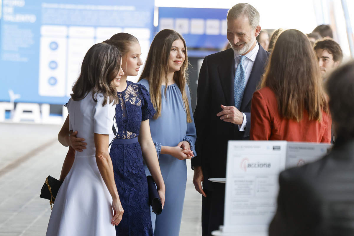 Felipe, Letizia, Leonor y Sofía