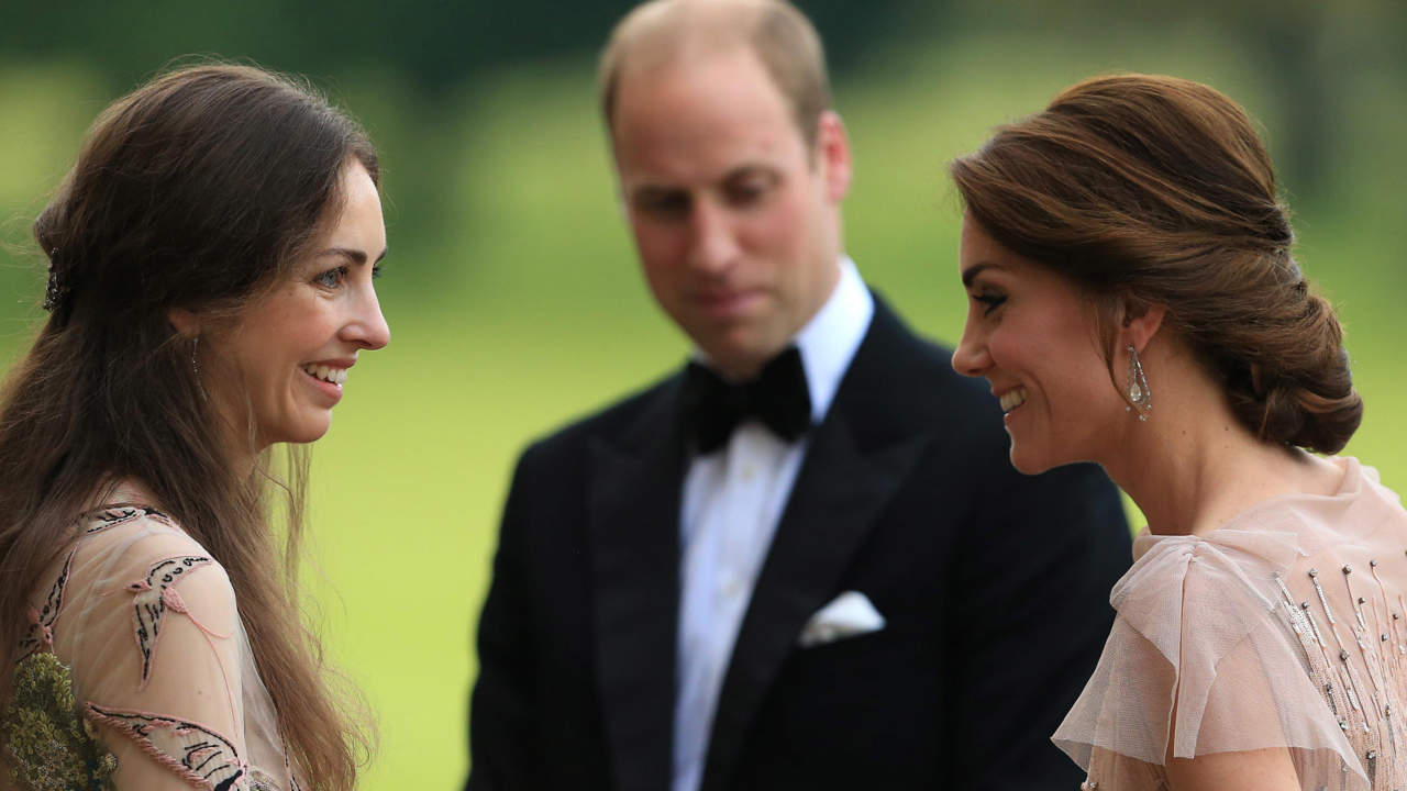 Rose Hanbury, Kate Middleton y el príncipe Guillermo 