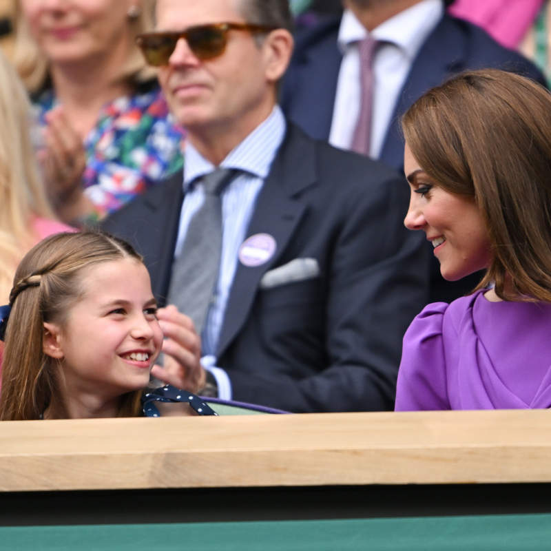 La princesa Charlotte, el mejor apoyo de Kate Middleton en Wimbledon 