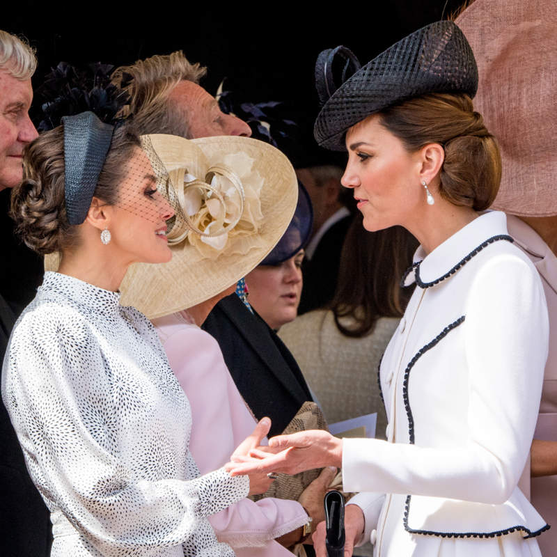 Los medios británicos destapan el gran secreto de la relación de la reina Letizia y Kate Middleton a horas de su reaparición