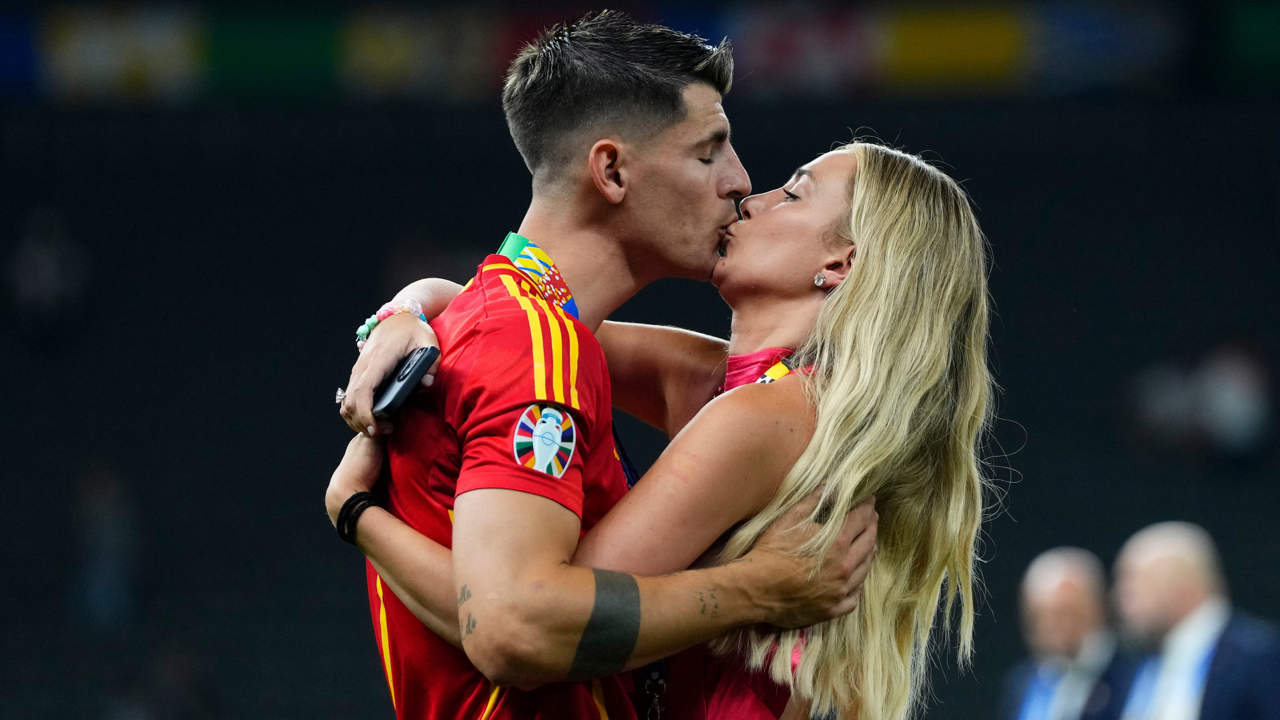 Alice Campello, el mejor apoyo de Álvaro Morata en la Eurocopa: las imágenes más románticas de su celebración