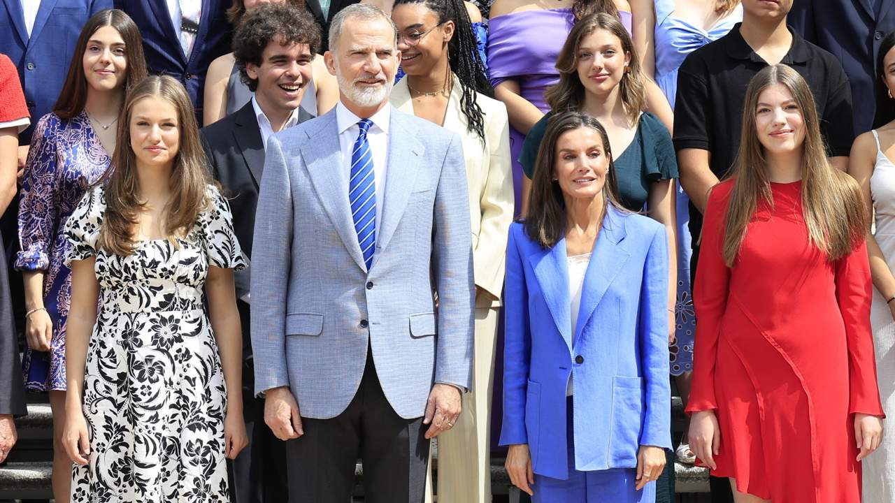 Felipe, Letizia, Leonor y Sofía