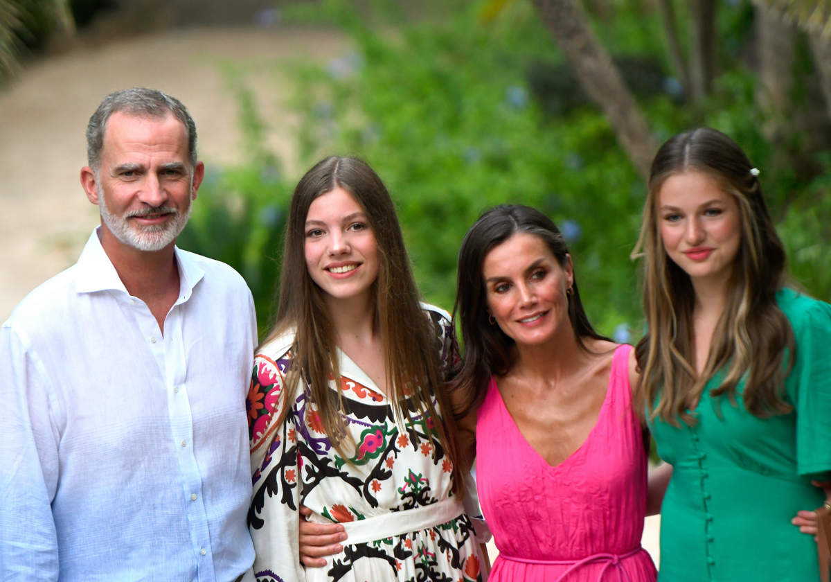 Felipe, Letizia, Leonor y Sofía