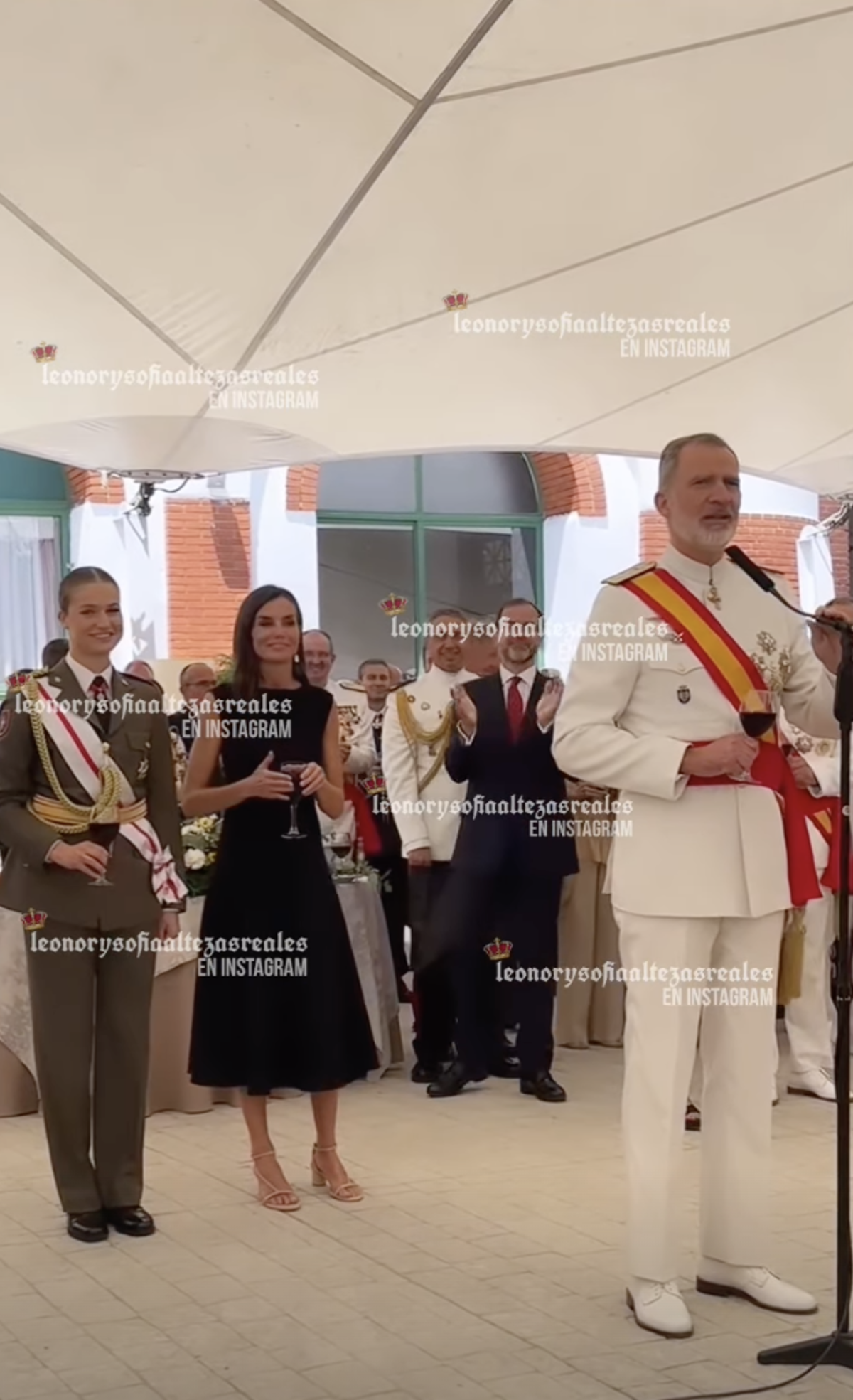 Leonor, Letizia y Felipe