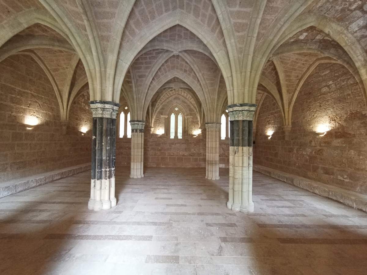 Bóvedas del Monasterio de Piedra