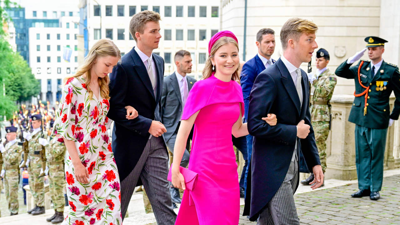 Elisabeth de Bélgica pide paso en su camino hacia el trono en el último evento familiar: look impecable y con sus hermanos