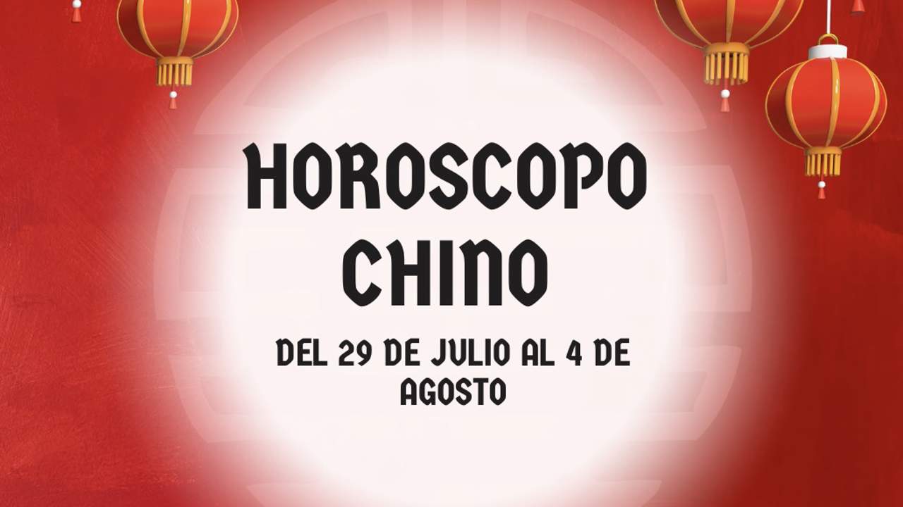 Horóscopo chino 29 de julio