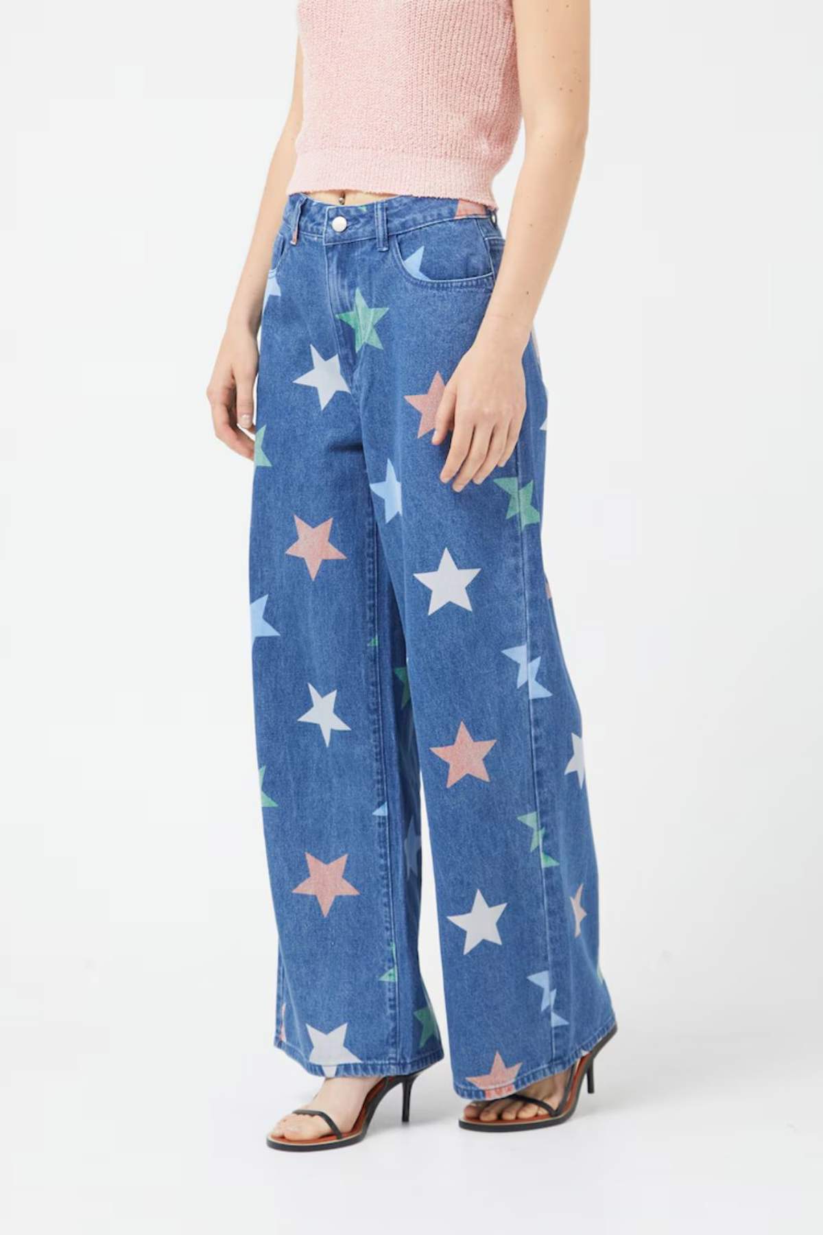 Pantalón con estampado de estrellas