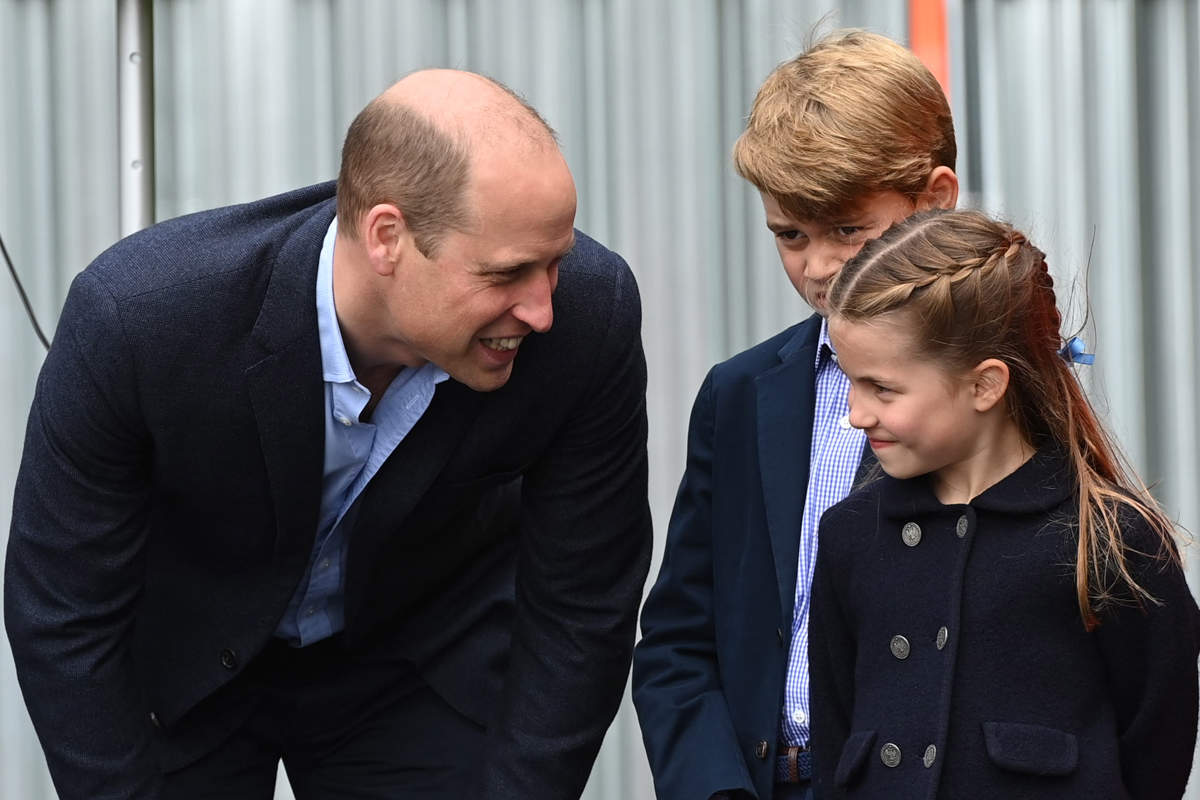 Guillermo, George y Charlotte