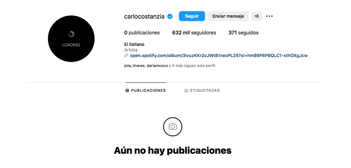 Instagram de Carlo Costanzia