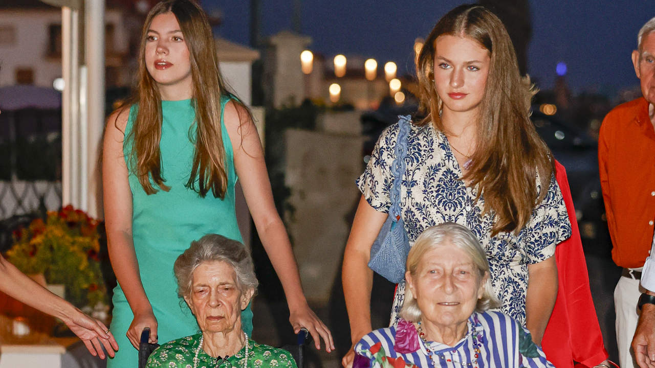 Leonor, Sofía, Irene y Tatiana