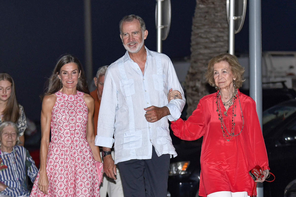 Letizia, Felipe y Sofía