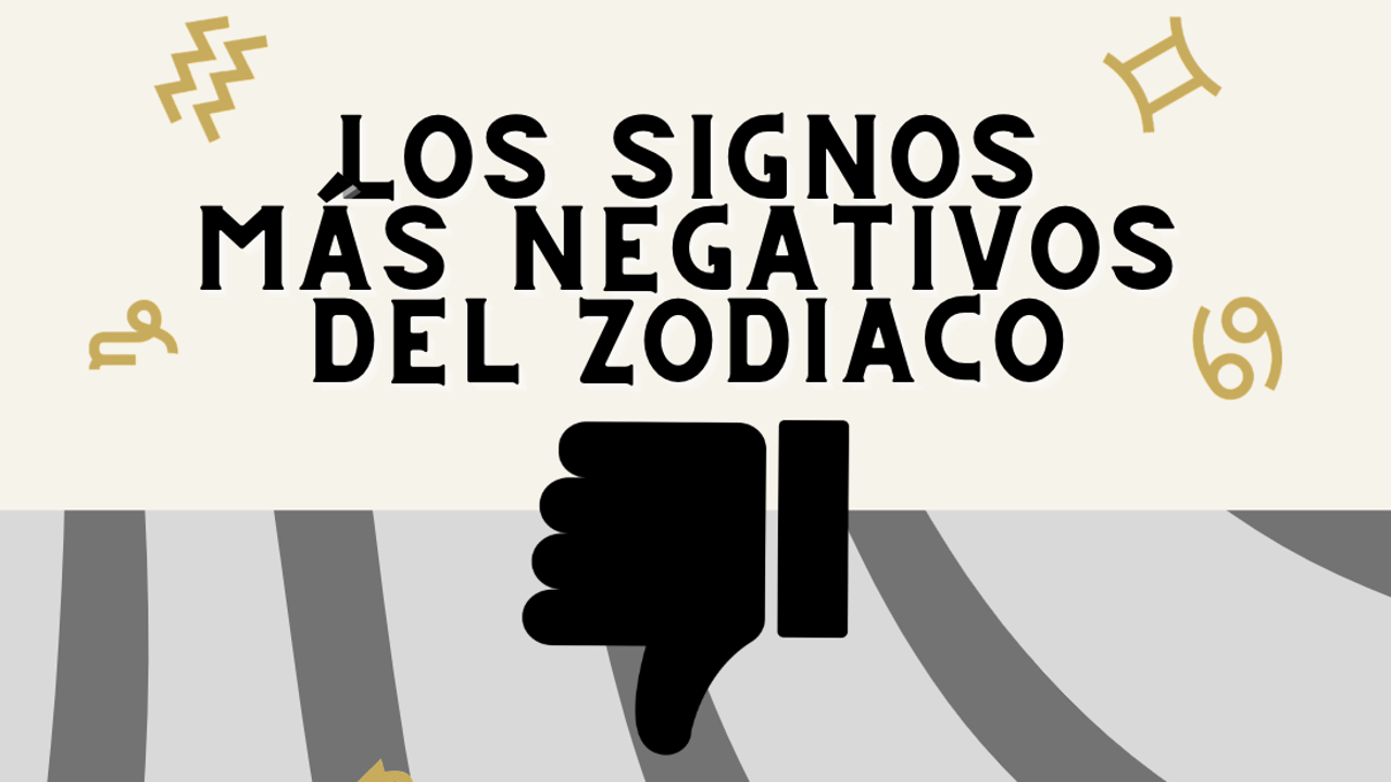 Signos negativos