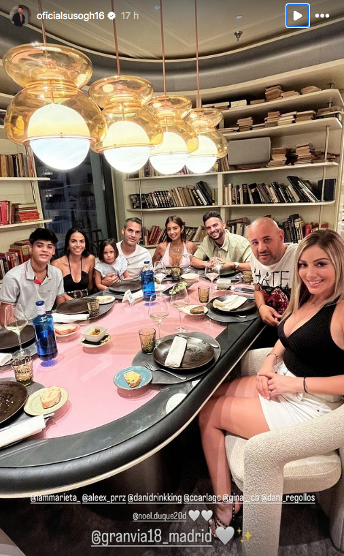 Suso, Marieta y la familia de Suso