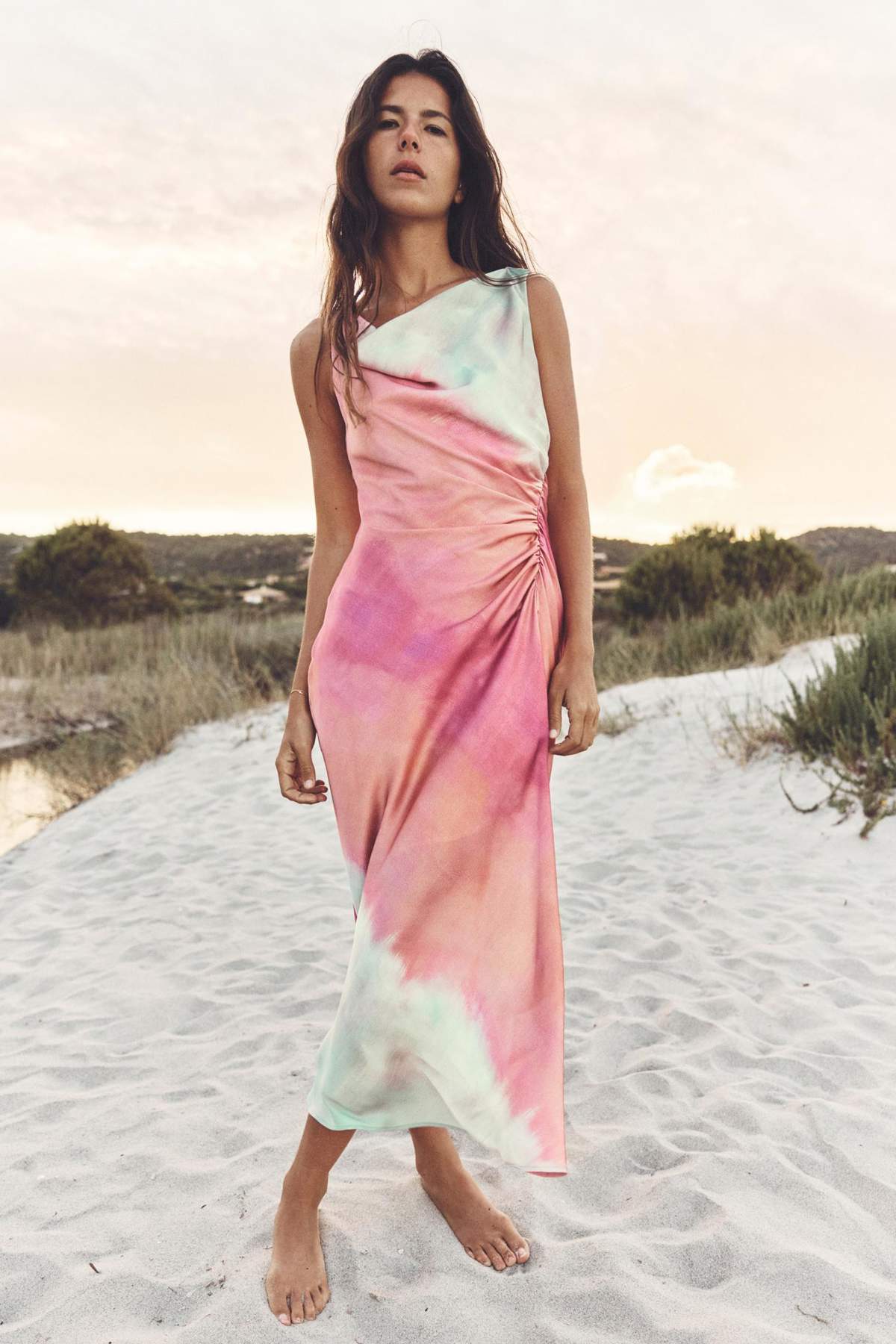 Vestido en tie dye.