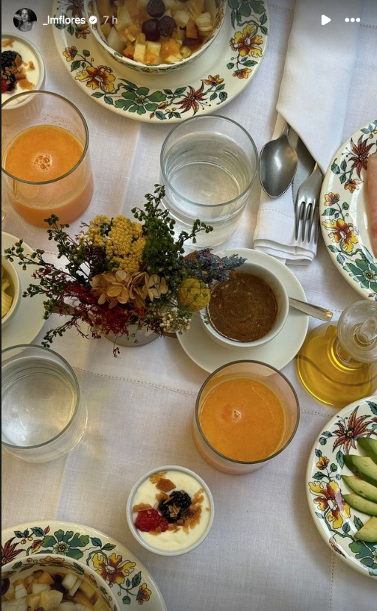 Desayuno de Laura Matamoros