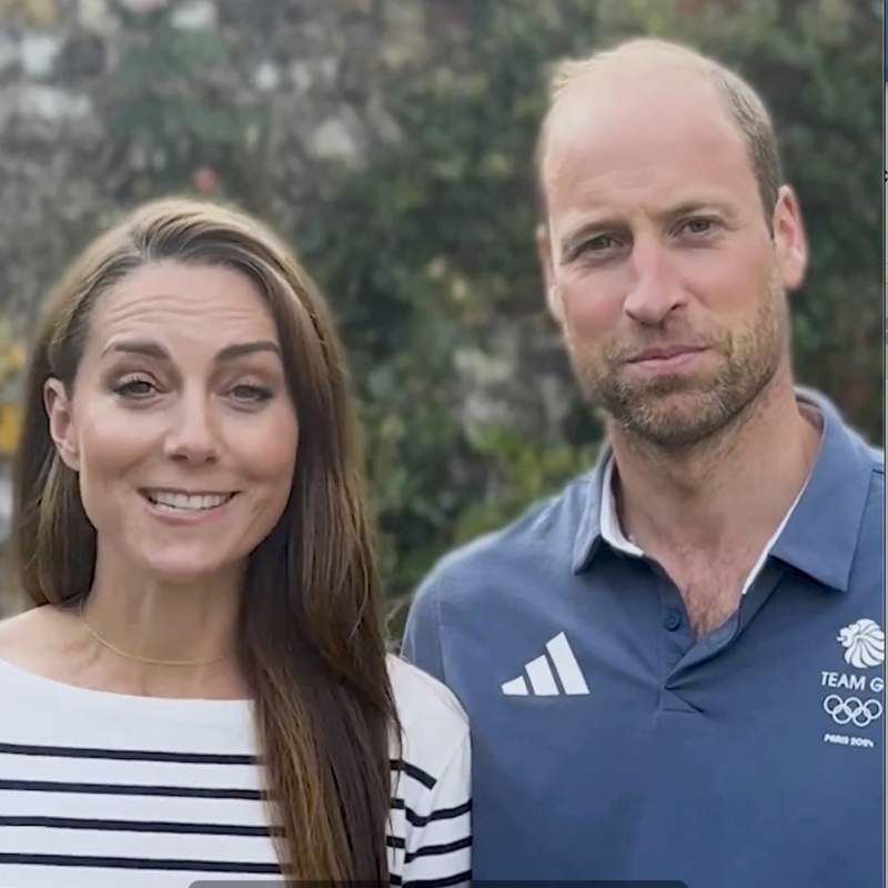 El príncipe Guillermo y Kate Middleton reaparecen para enviar un mensaje tras los Juegos Olímpicos de París