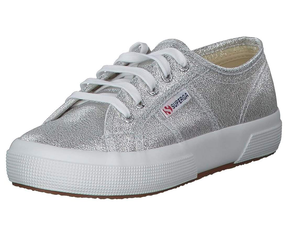 Zapatillas plateadas de Superga