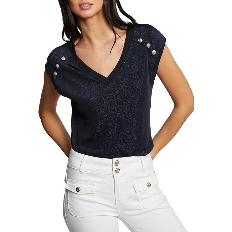 Blusa con brillos de Morgan