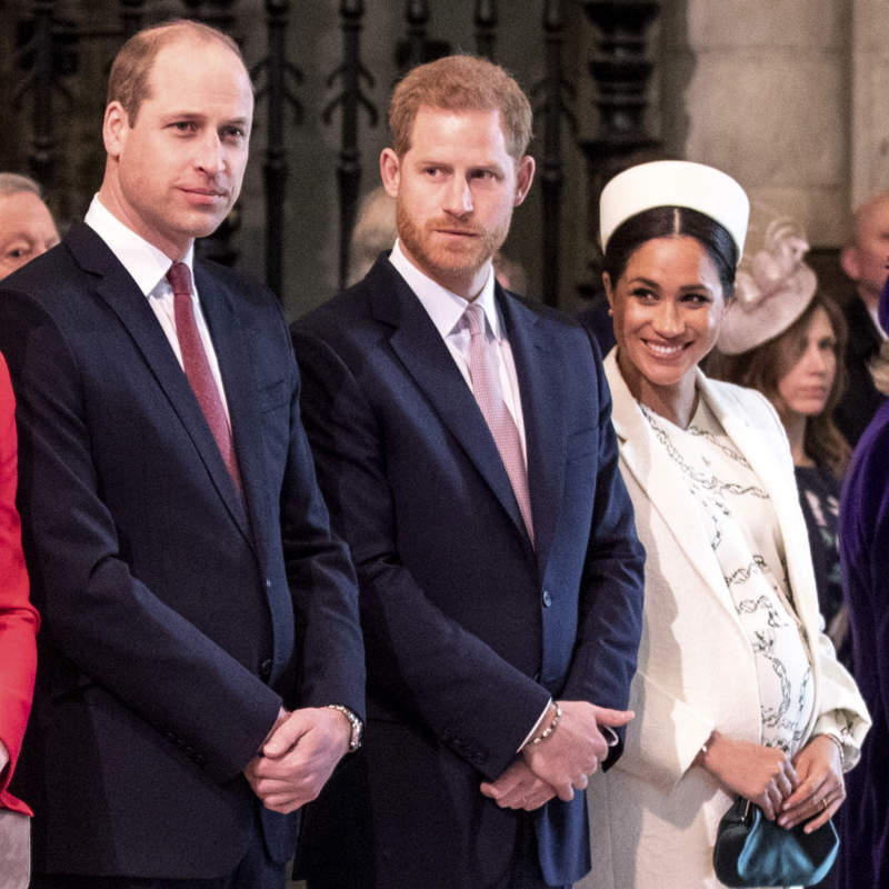 Kate Guillermo Harry y Meghan