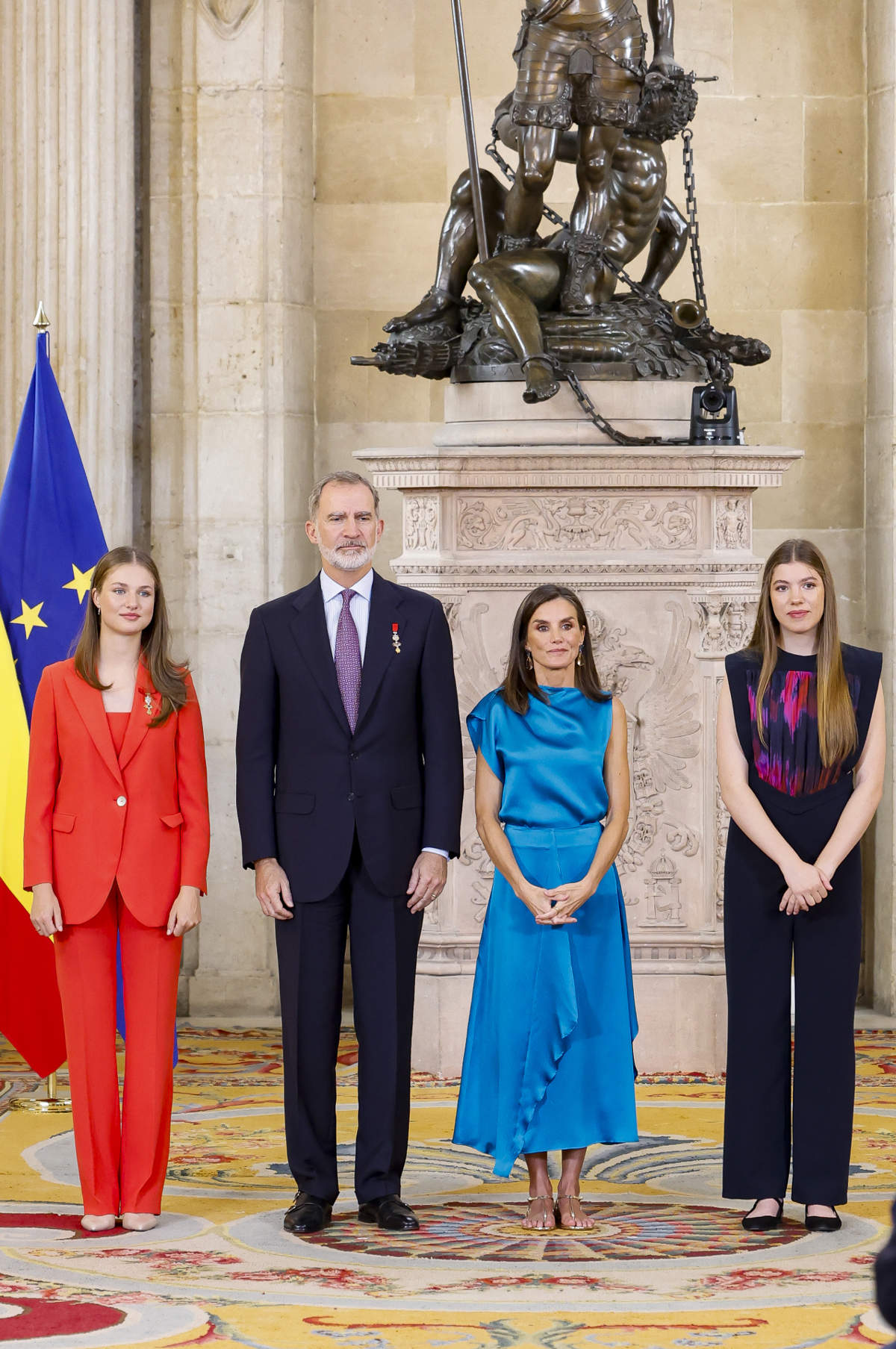 Leonor, Felipe, Letizia y Sofía