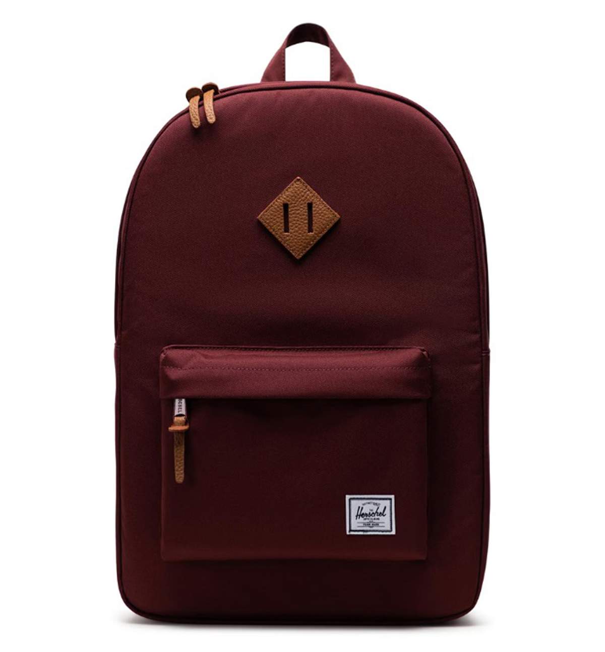 Mochila unisex de 21 l en tejido combinado color granate Herschel