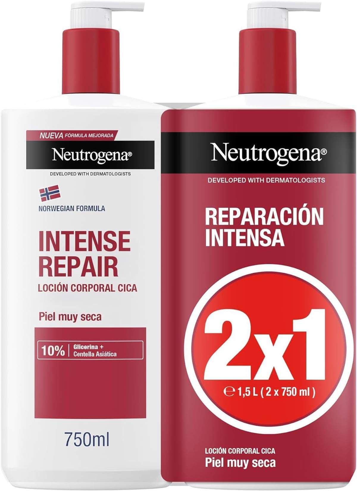 Neutrogena, crema hidratante corporal reparación Intensa