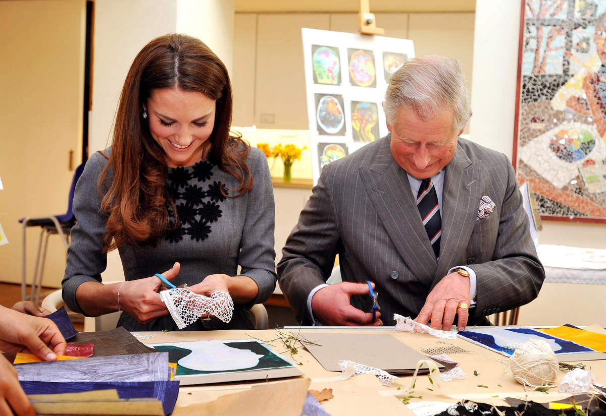 Kate Middleton y el rey Carlos III