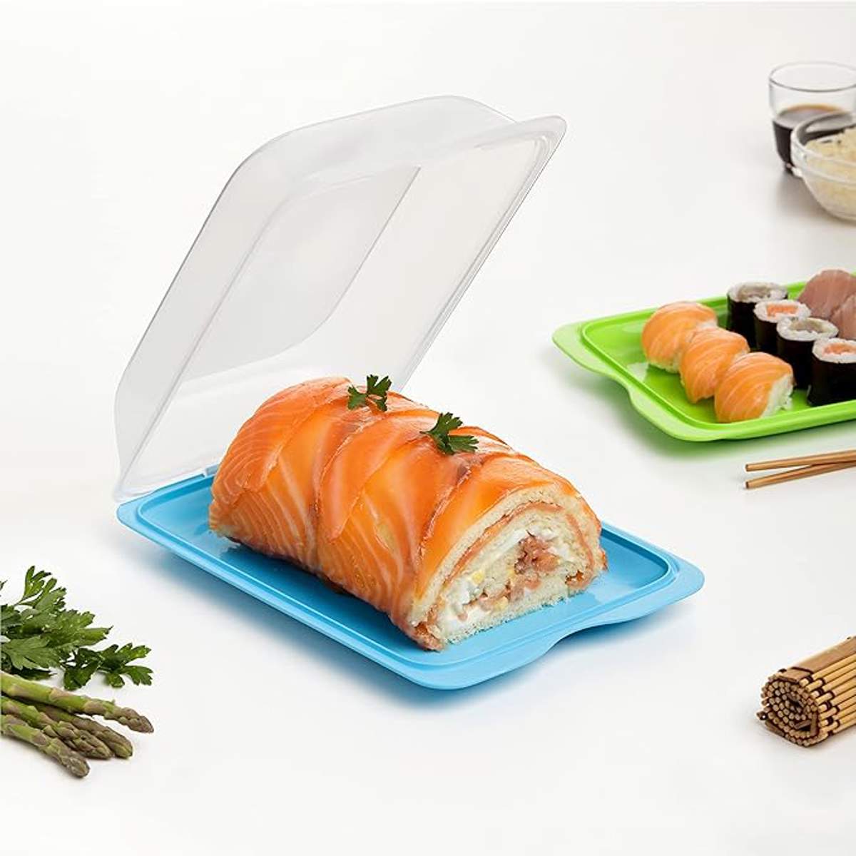 TATAY Set de 4 Porta Embutidos y Alimentos Fresh MAXI