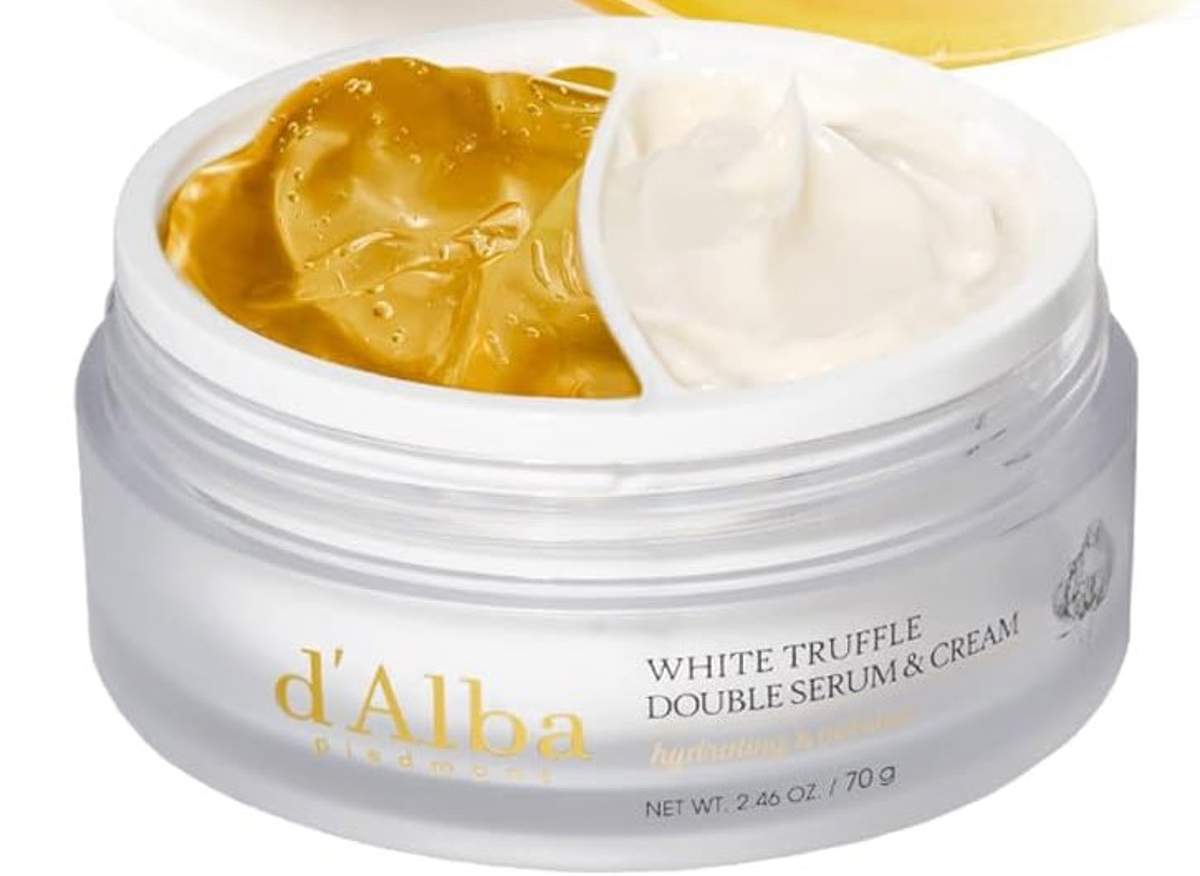 d'alba Crema y suero doble de trufa blanca italiana