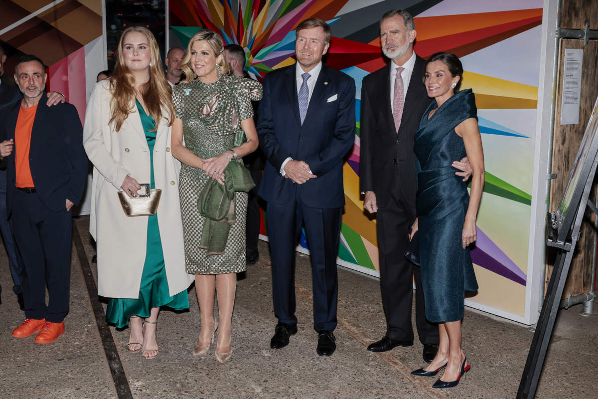 Felipe, Letizia, Guillermo, Máxima y Amalia