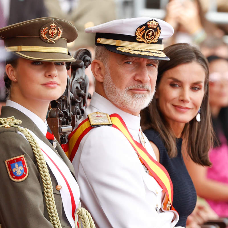 Felipe, Letizia y Leonor